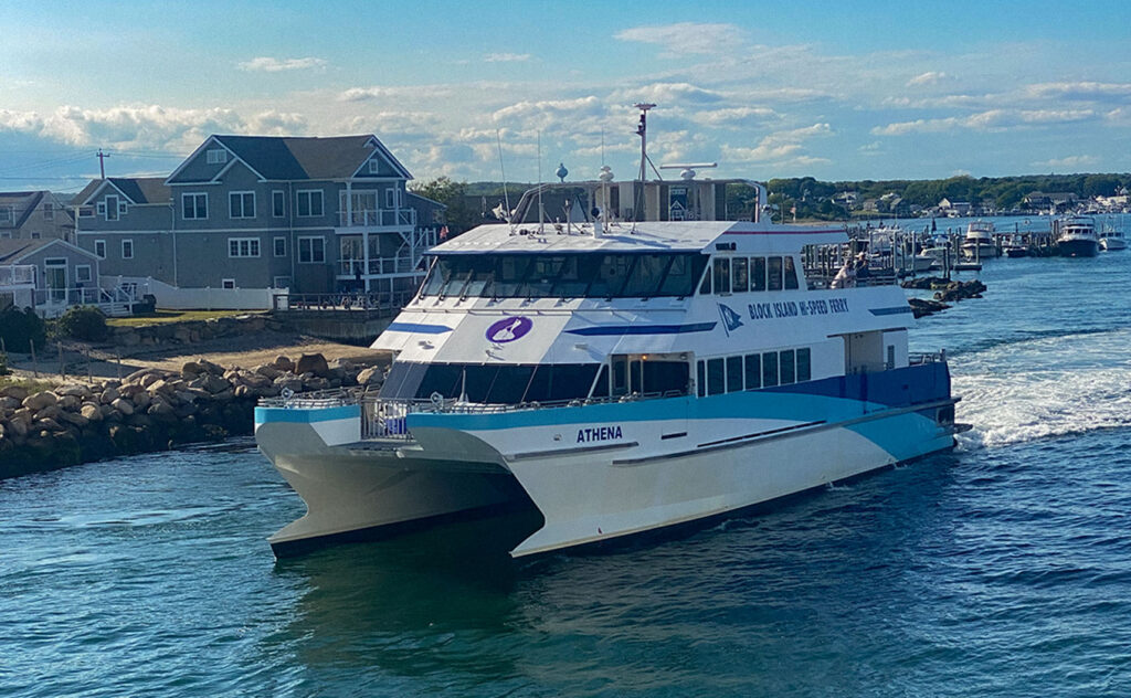 Block Island Ferry Sail Away