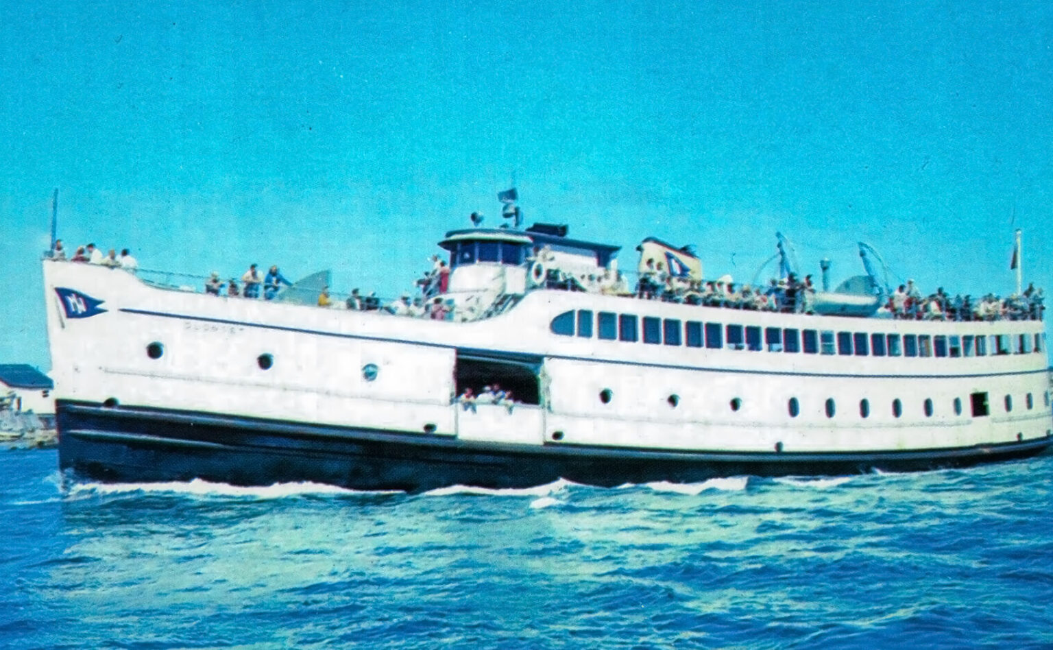 Block Island Ferry Sail Away