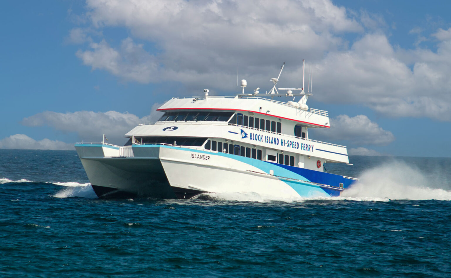 Block Island Ferry Sail Away